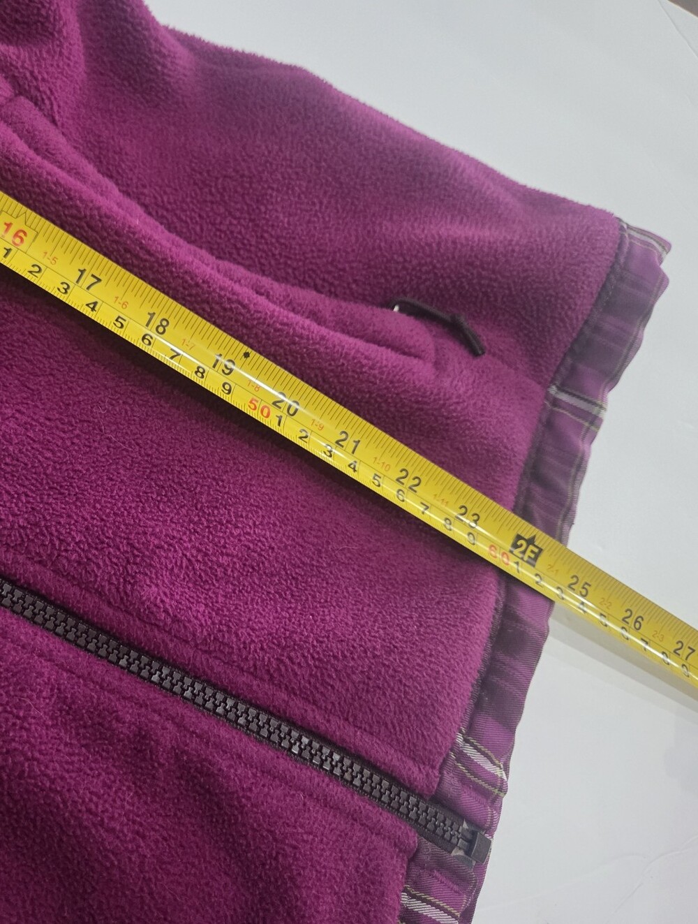 The North Face Magenta Fleece Jacket with Logo Patch Women's Sz.S - Picture 6 of 8